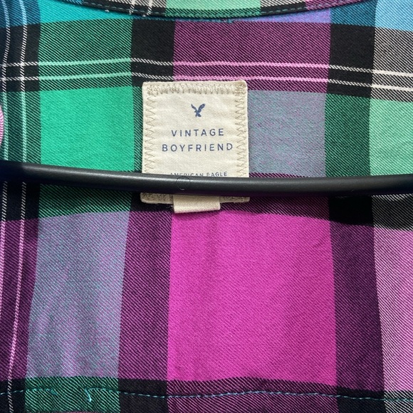 Plaid button down - Picture 2 of 4